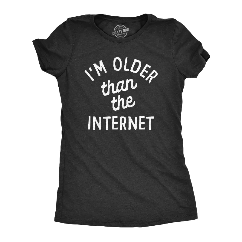 women's deep V-neck wrap top -Im Older Than The Internet Women's T Shirt