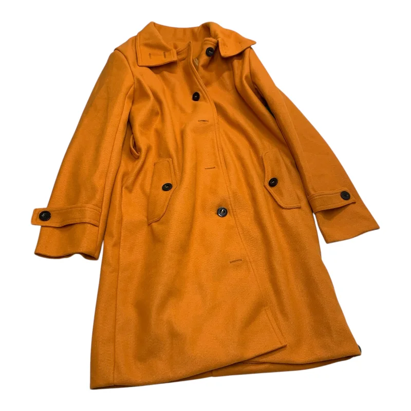 stylish longline blazer for women -Coat Other By Clothes Mentor In Orange, Size: S