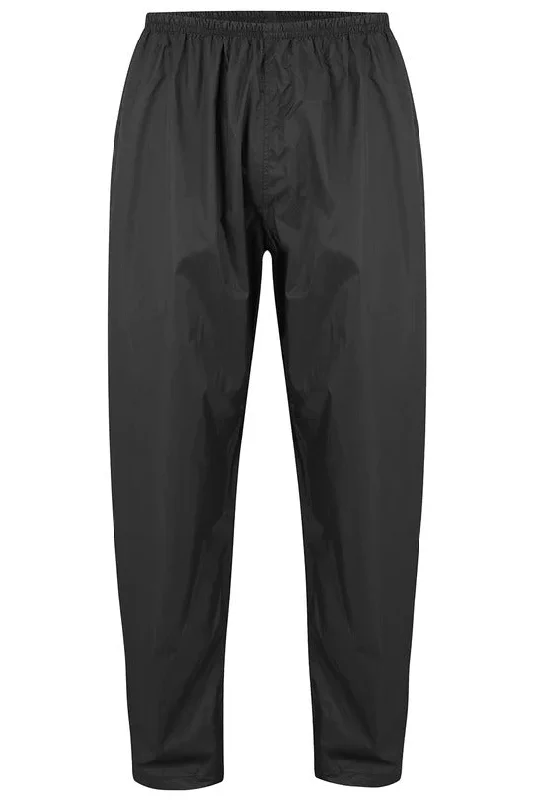 women's empire waist maxi dress -women's straight-leg dress pants -Mac in a Sac Origin Waterproof Overtrouser | Black