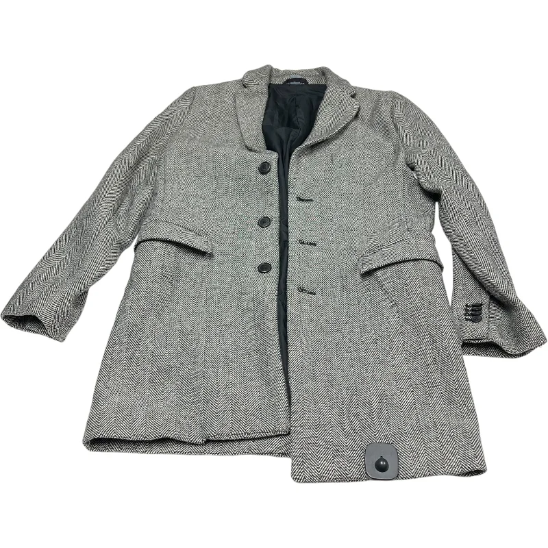 ladies' classic tailored blazer -Coat Peacoat By Old Navy In Grey, Size: S