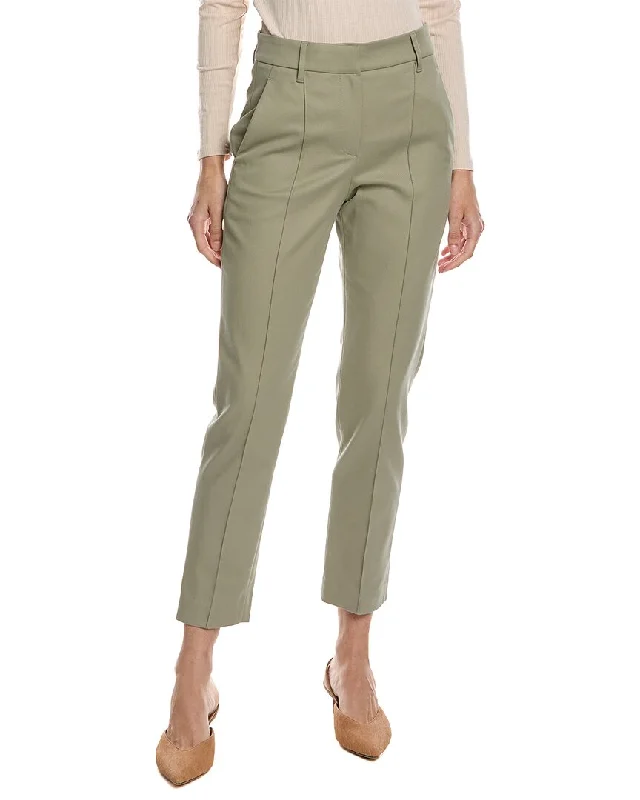 women's floral wrap midi dress -women's cargo utility pants -Brunello Cucinelli Pant