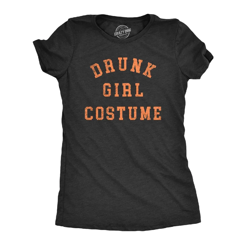 trendy lightweight hoodie for women -Drunk Girl Costume Women's T Shirt