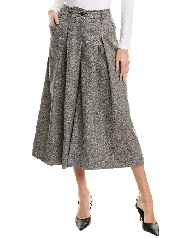 women's smocked bust sundress -women's fringed hem denim skirt -RACHEL Rachel Roy Pant