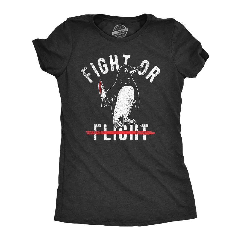 trendy smocked bustier top for women -Fight Or Flight Women's T Shirt