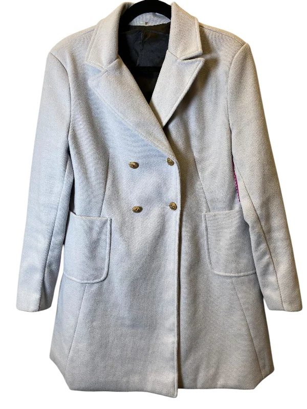 women's belted wool coat -Coat Other By Clothes Mentor In Grey, Size: L