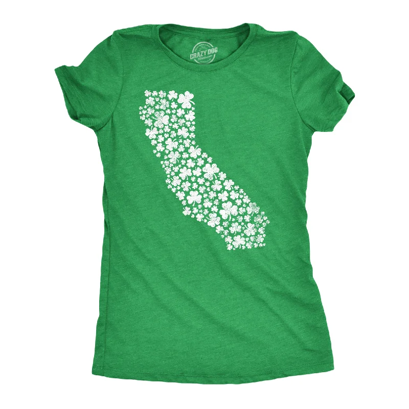 women's lightweight summer top -California State Clovers Women's T Shirt