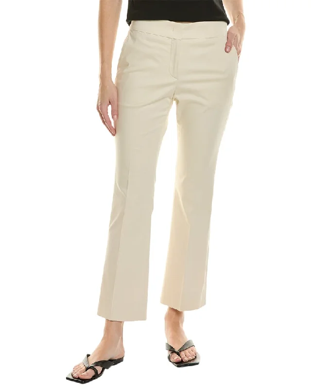 women's V-neck cocktail dress -women's cropped wide-leg pants -Piazza Sempione Pant