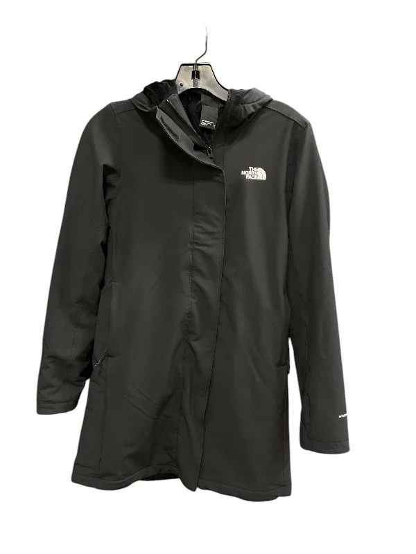 women's metallic puffer jacket -Coat Parka By The North Face In Black, Size: Xs