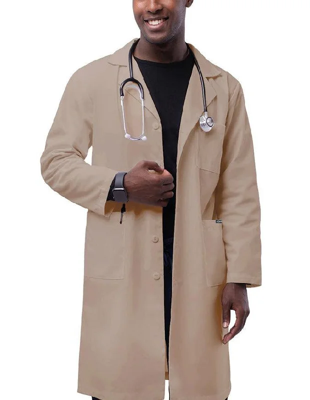 stylish longline blazer for women -Adar 39 Inch Unisex Inner Pocket Lab Coat