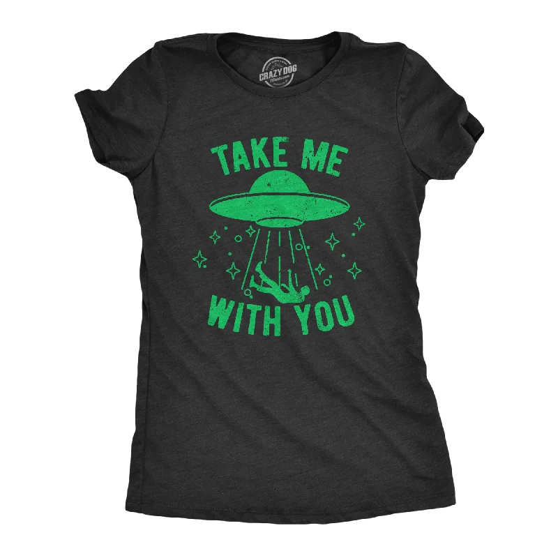 women's polka dot wrap top -Take Me With You Women's T Shirt