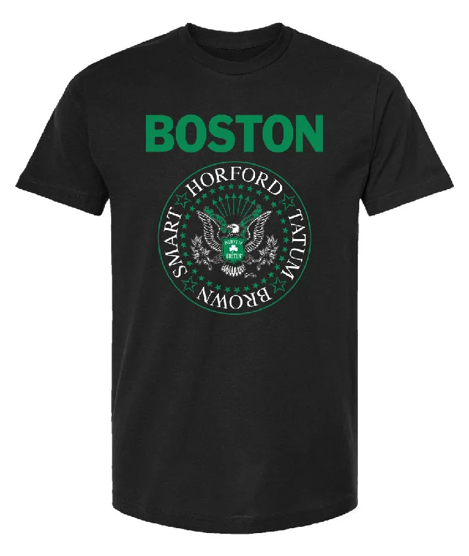 women's one-shoulder asymmetrical top -BOSTON - 2022 Basketball Eagle - T-Shirt