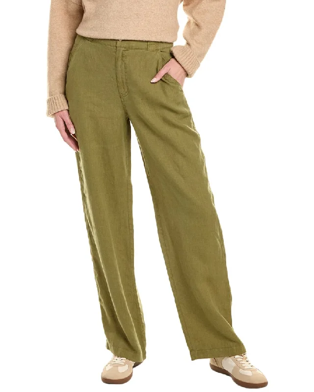 ladies' spaghetti strap satin dress -ladies' high-rise corduroy pants -Joie Shea Linen Pant