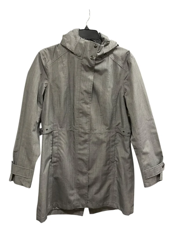 women's reversible teddy coat -Coat Parka By Kirkland In Grey, Size: M