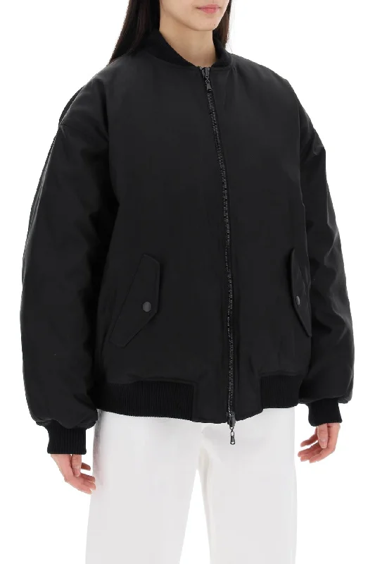 women's belted wool coat -Wardrobe.nyc Reversible Bomber Jacket