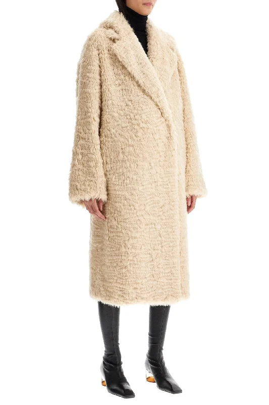 women's relaxed fit shacket -Stand Studio Nicole Faux Fur Coat