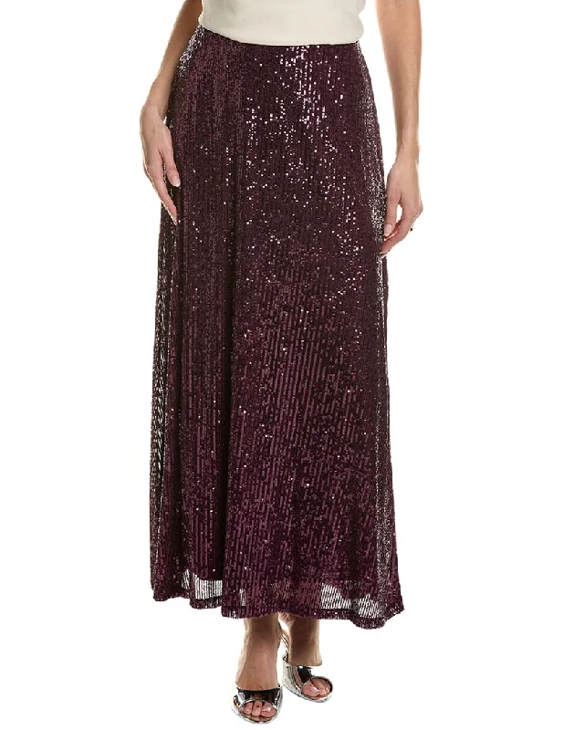 women's tulle ball gown dress -women's pleated chiffon culottes -Anne Klein Flared Maxi Skirt