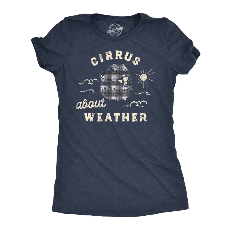 stylish tiered ruffle top for women -Cirrus About Weather Women's T Shirt