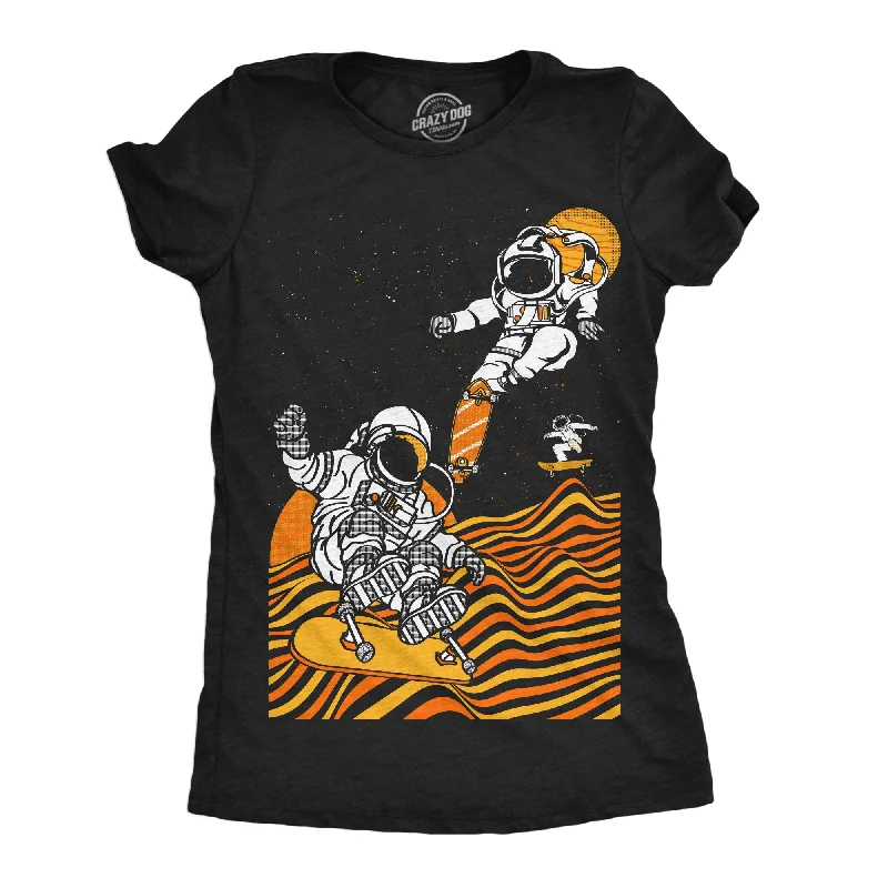 women's lightweight summer top -Astro Skate Park Women's T Shirt