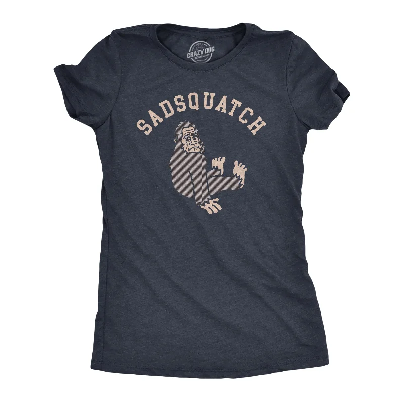 women's sheer sleeve blouse -Sadsquatch Women's T Shirt