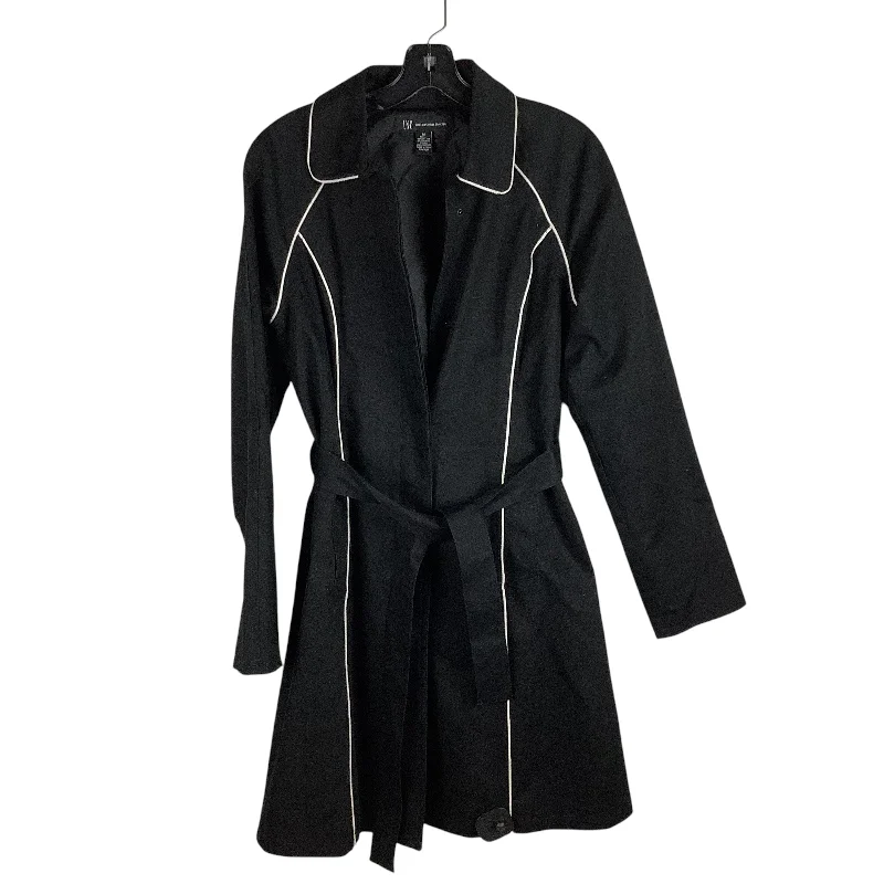 women's color block wool coat -Coat Peacoat By Inc In Black, Size: M