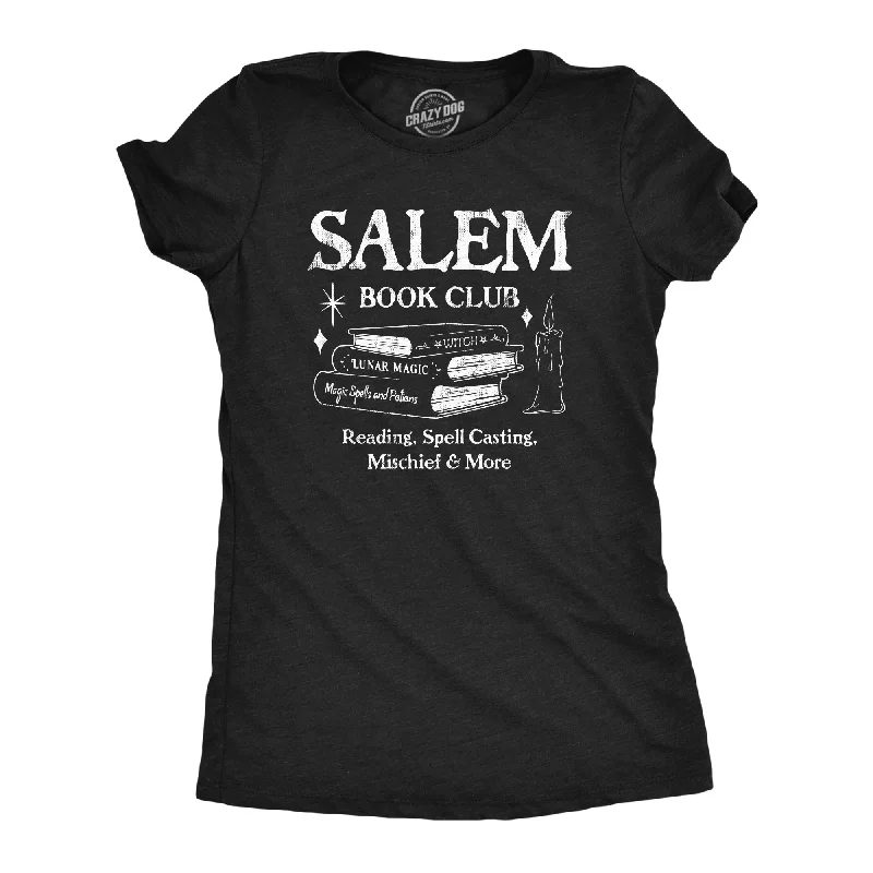 stylish metallic foil top for women -Salem Book Club Women's T Shirt