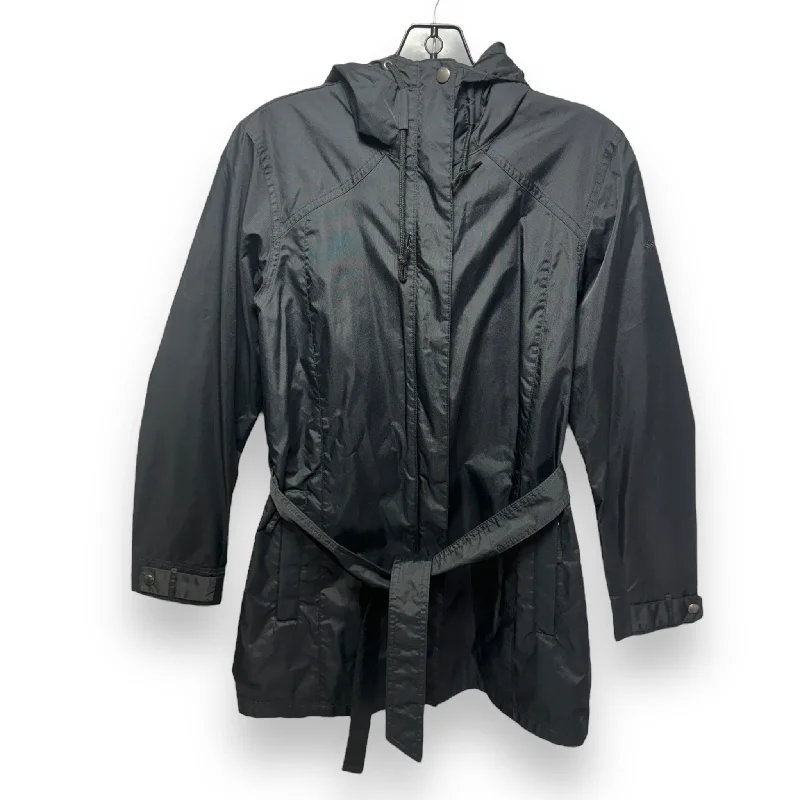 women's faux leather moto jacket -Coat Raincoat By Columbia In Black, Size: S