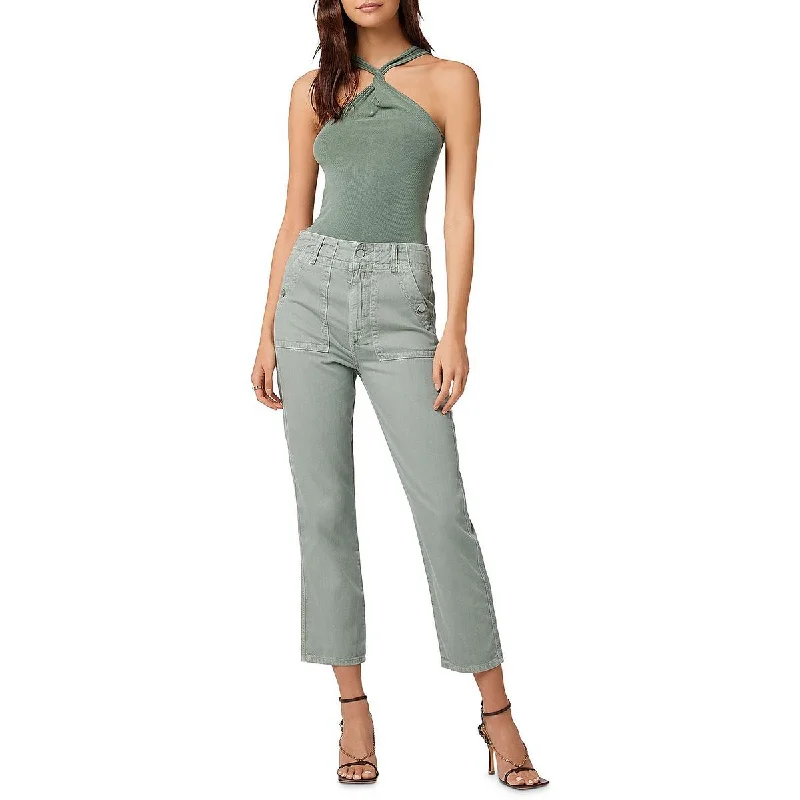 women's velvet party dress -women's classic straight-leg jeans -Joe's Womens Twill High-Waist Ankle Pants