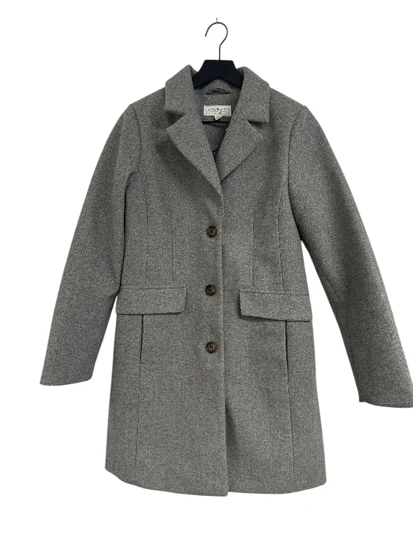 women's warm wool overcoat -Coat Peacoat By Laundry In Grey, Size: S