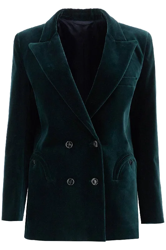 women's double-breasted coat -Blaze Milano Women's Velvet Jealousy Bl