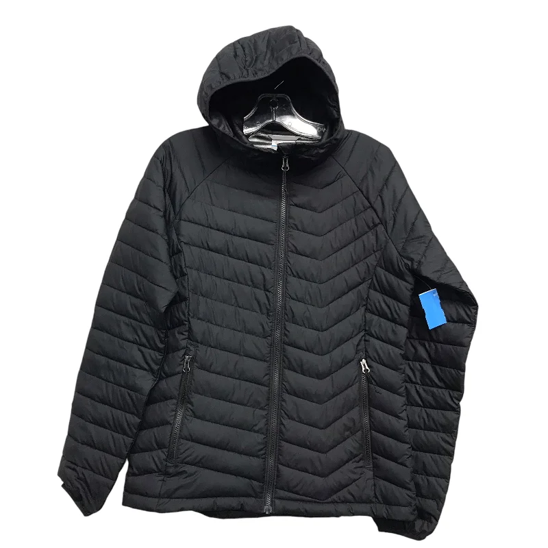 women's reversible puffer jacket -Coat Puffer & Quilted By Columbia In Black, Size:M