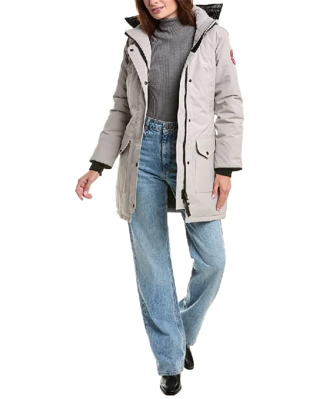 stylish cropped denim jacket for women -Canada Goose Trillium Parka