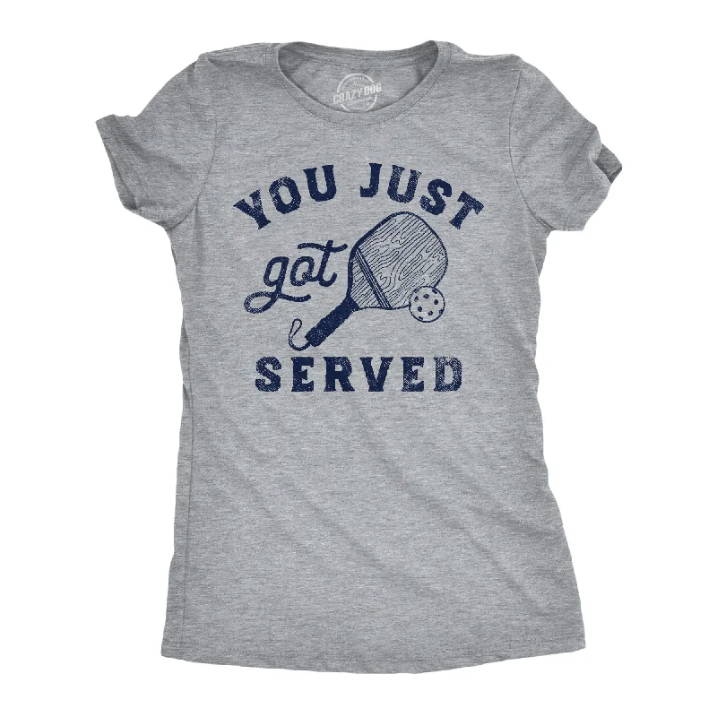 ladies' tie-dye crop top -You Just Got Served Women's T Shirt