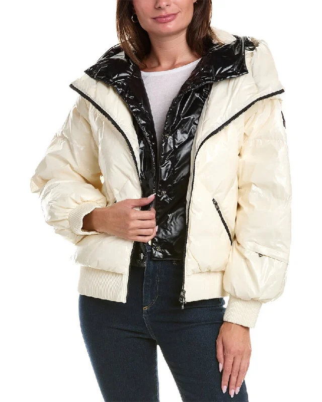 trendy oversized long coat for women -Bogner Xally Down Ski Jacket