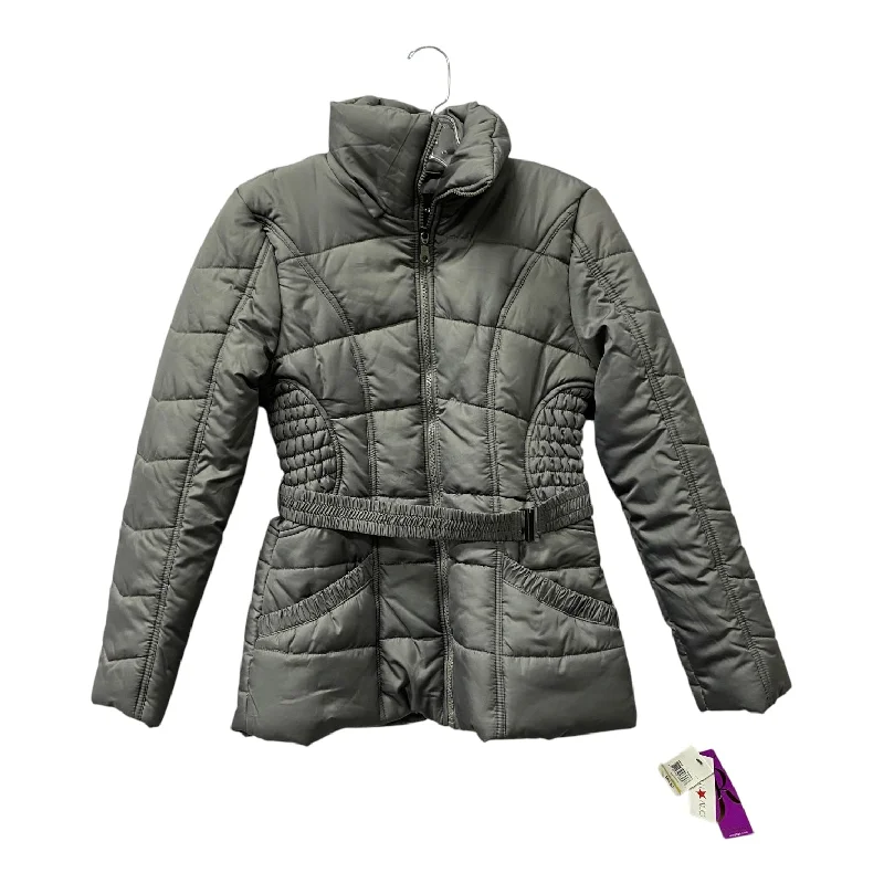 trendy oversized parka for women -Coat Puffer & Quilted By Rampage In Grey, Size:M