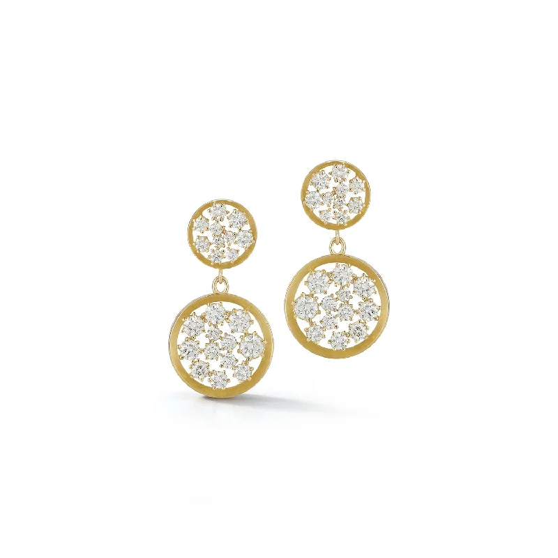 women's tiny gemstone stud earrings -Margot Single Drops