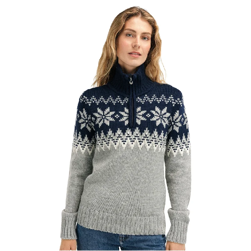 women's lace-up front top -Dale of Norway Women's Myking Sweater