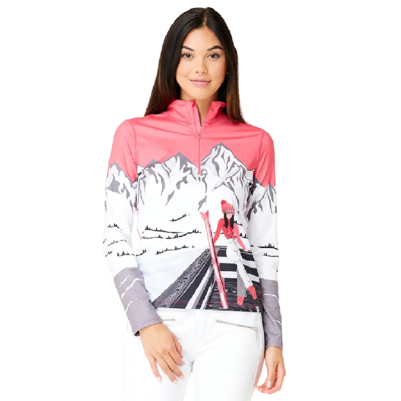 women's oversized graphic tee -Krimson Klover Women's Apres Anyone Top