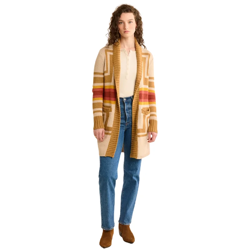 women's oversized graphic tee -Pendleton Women's Harding Open Front Cardigan