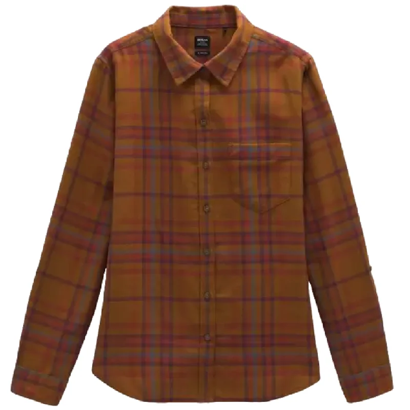 women's sheer sleeve blouse -Prana Women's Alfie Flannel