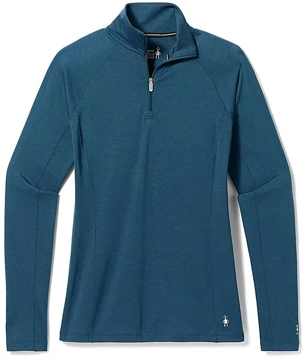 women's oversized sweatshirt -Smartwool Women's Classic All-Season Merino 1/4 Zip Base Layer Top