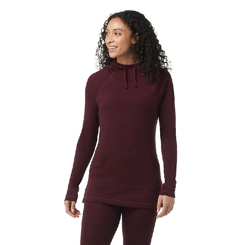 women's lightweight summer top -Smartwool Womens Thermal Merino Drape Neck Hoodie