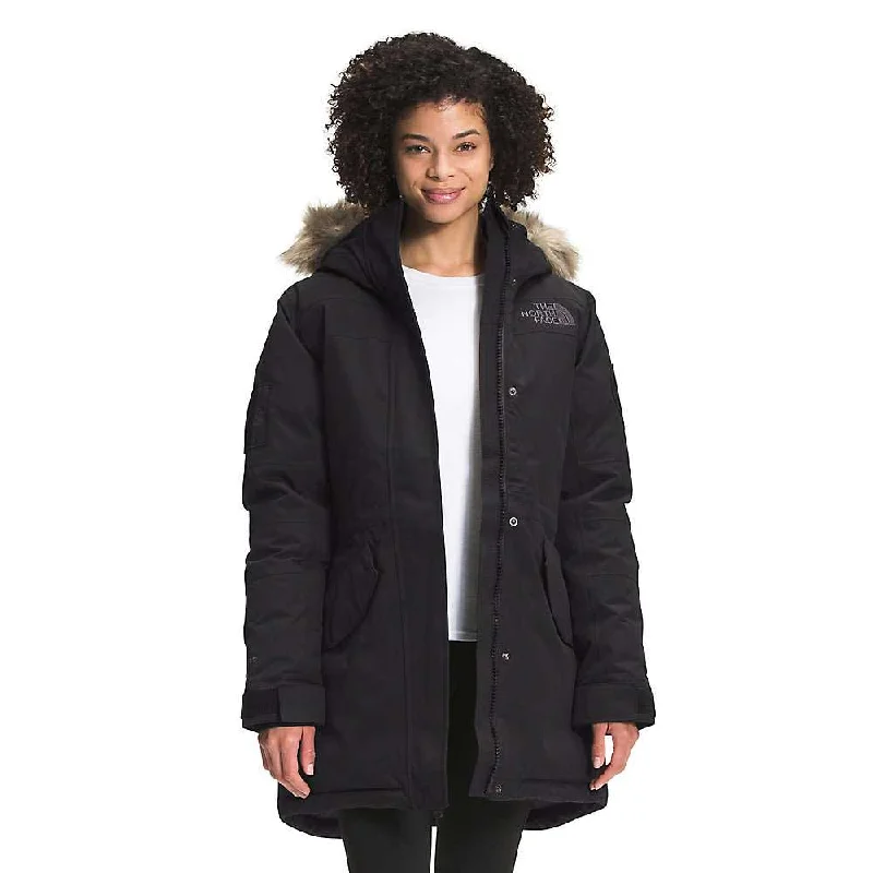 ladies' ruffled wrap top -The North Face Women's Expedition McMurdo Parka