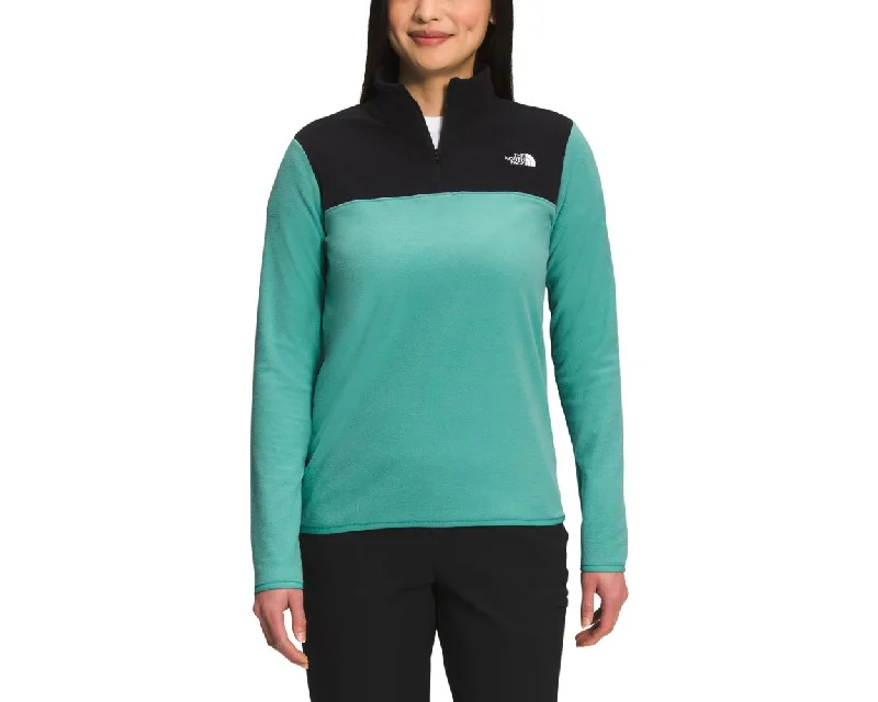 trendy color block top for women -Women's Glacier Quarter-Zip Pullover