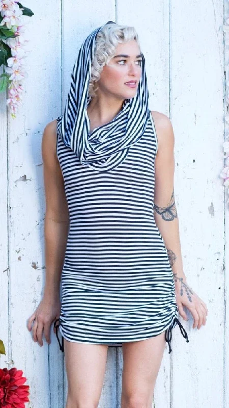 Circus Stripe Bamboo Huntress Dress