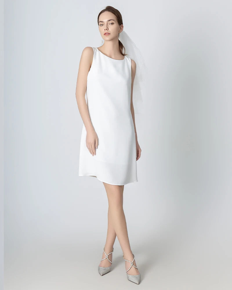 40 Momme A-line Silk Dress