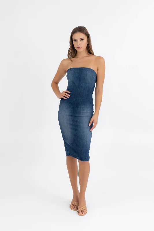 Level99 Kayla Denim Dress