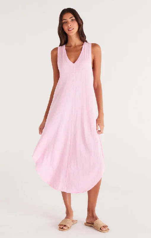 The Reverie Slub Dress, Lilac