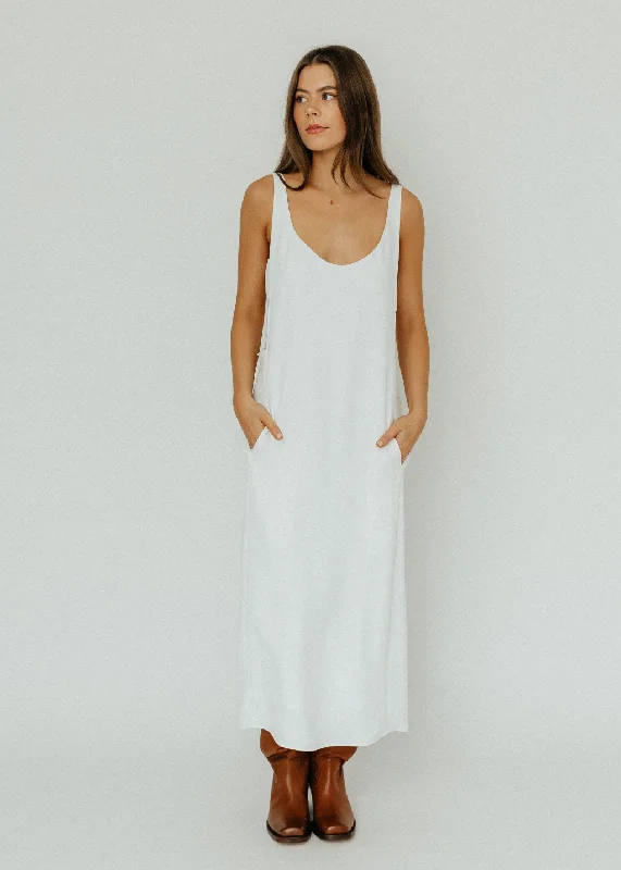 Tibi Pebble Sable Paneled Tank Dress